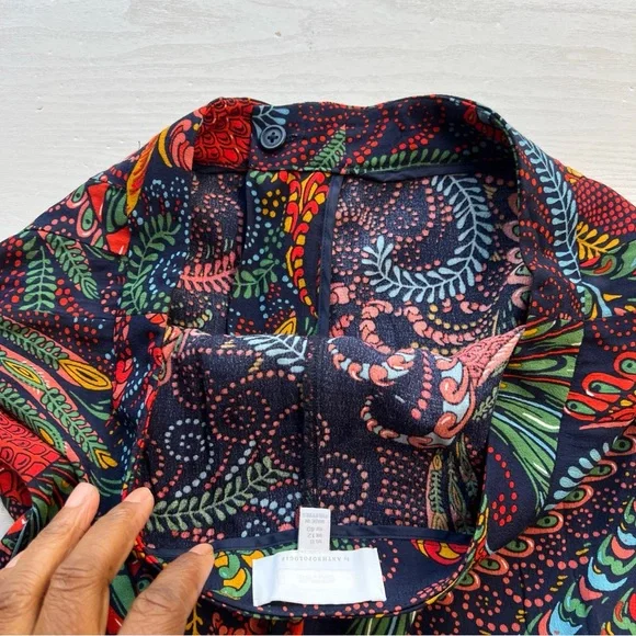 Anthropologie Ett:twa Takutea Wide Leg Pants Womens 8 High Waist Ankle Length - Picture 13 of 16